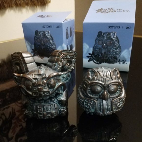 52TOYS x Hyperactivation Owl + Ram Bronze Ware Blind Box Series Figures - Picture 4 of 10